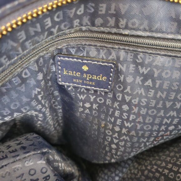 Nwot Kate Spade NY Jana Blue Sapphire Tote Bag Purse - Picture 12 of 13